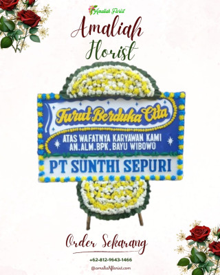 Papan Bunga Duka di Sawangan Baru