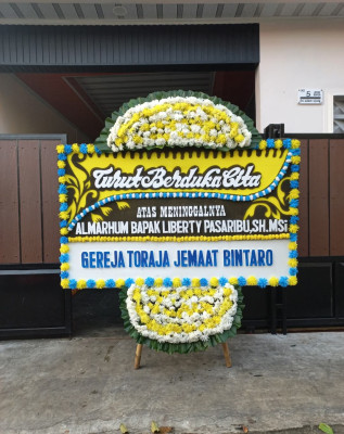 Papan Bunga Duka di Sawangan Baru