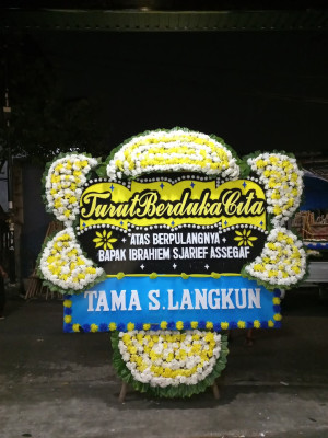 Papan Bunga Duka di Sawangan Baru